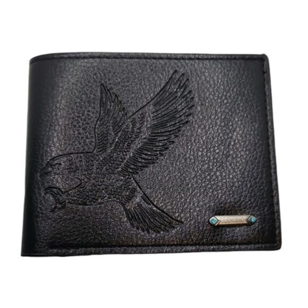 Eagle Bifold Mens Wallet Black‎